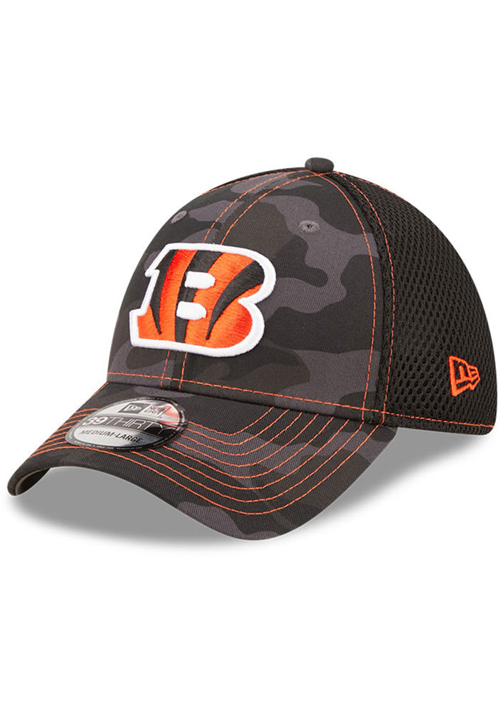 Cincinnati Bengals Alt 2022 Sideline 39THIRTY Black New Era Flex Hat