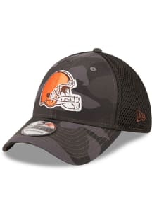 New Era Cleveland Browns Mens Black Camo 39THIRTY Flex Hat