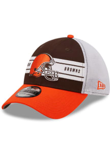 New Era Cleveland Browns Mens Brown Team Banded 39THIRTY Flex Hat