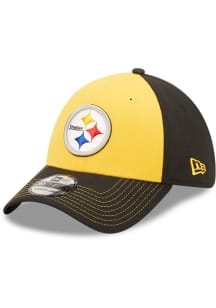 New Era Pittsburgh Steelers Mens Gold Classic 39THIRTY Flex Hat
