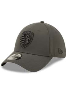 New Era Sporting Kansas City Mens Grey Classic 39THIRTY Flex Hat