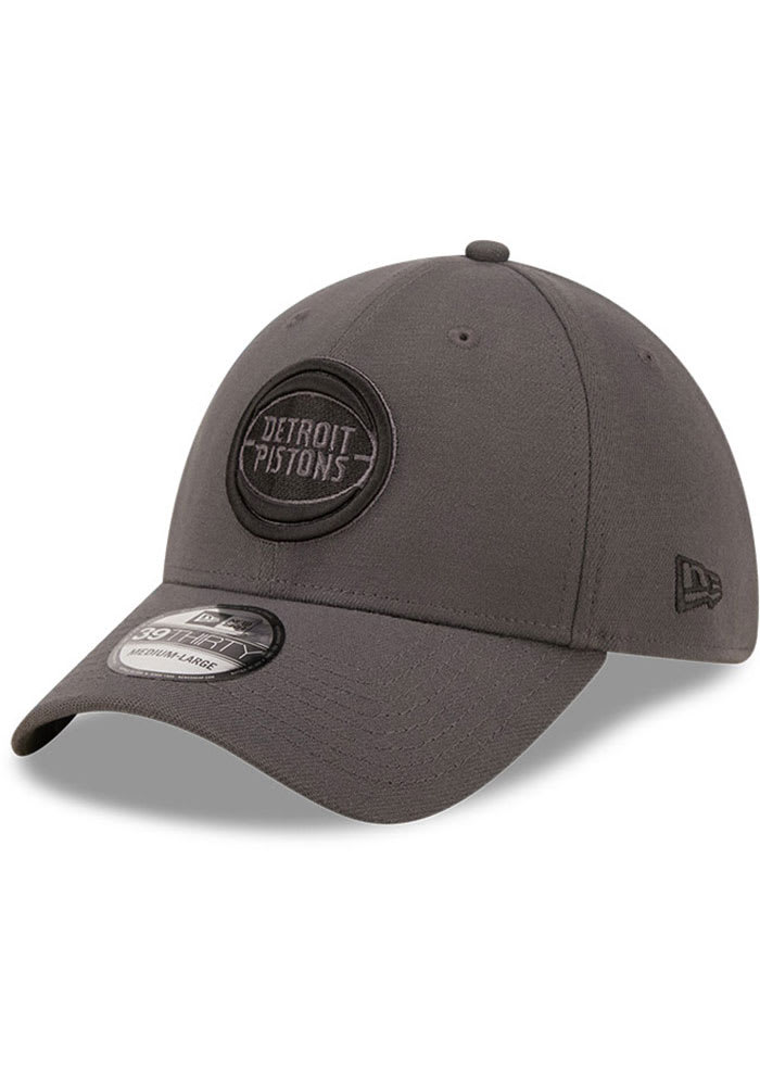 Detroit Pistons Classic 39THIRTY Grey New Era Flex Hat