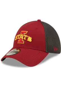 New Era Iowa State Cyclones Mens Red Team Neo 39THIRTY Flex Hat