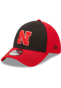 New Era Nebraska Cornhuskers Mens Red Classic 39THIRTY Flex Hat