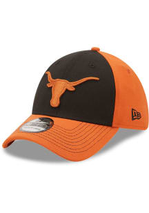 New Era Texas Longhorns Mens Burnt Orange Classic 39THIRTY Flex Hat