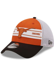 New Era Texas Longhorns Mens Burnt Orange Team Banded 39THIRTY Flex Hat