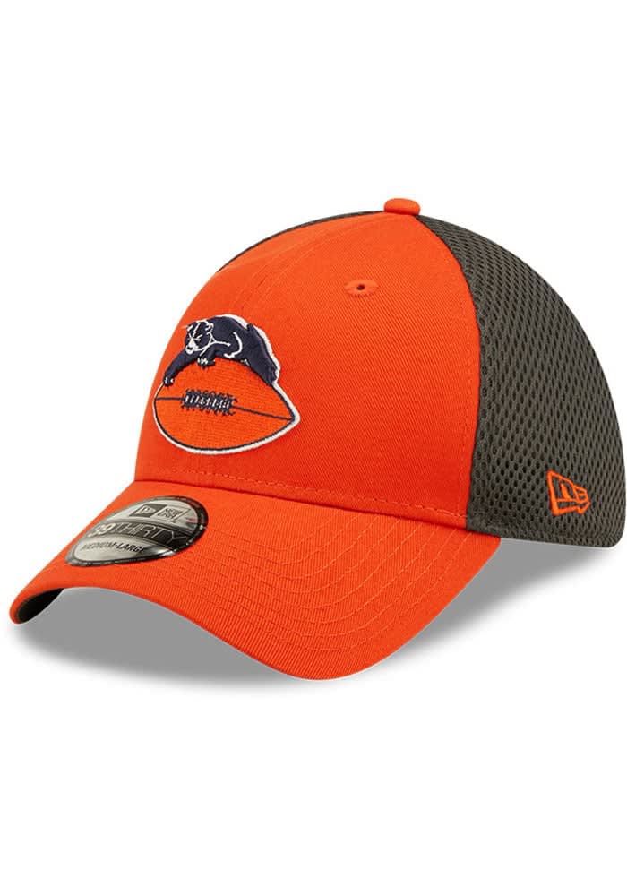 New Era Chicago Bears Orange Team Neo 39THIRTY Flex Hat, Orange, Cotton/Poly Blend, Size L/xl, Rally House