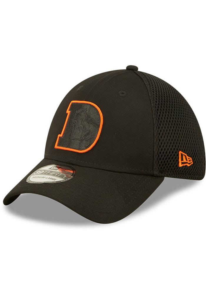 Denver Broncos New Era Retro Title 9FIFTY Snapback Hat - White/Orange