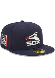 New Era Chicago White Sox Mens Blue Bannerside 59FIFTY Fitted Hat
