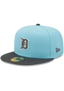 New Era Detroit Tigers Mens Blue 2T Color Pack 59FIFTY Fitted Hat