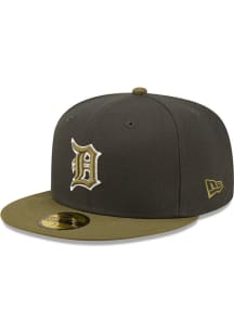 New Era Detroit Tigers Mens Grey 2T Color Pack 59FIFTY Fitted Hat