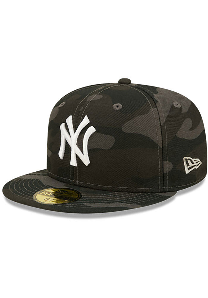 Men's Black/Tan New York Yankees Camo T-Shirt