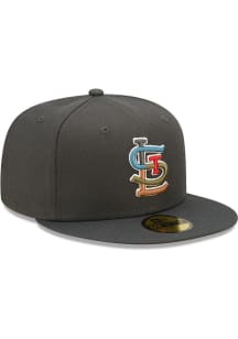 New Era St Louis Cardinals Mens Grey Color Pack Multi 59FIFTY Fitted Hat