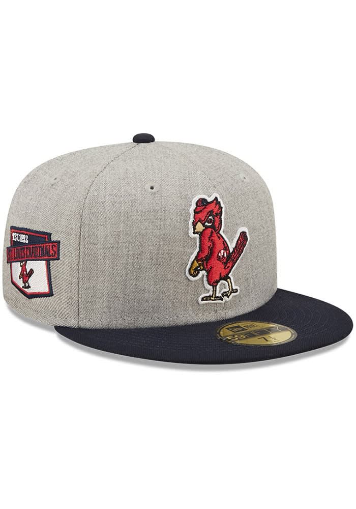 KTZ St. Louis Cardinals Heather Mashup 59Fifty Cap in Gray for Men