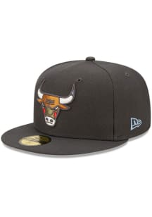 New Era Chicago Bulls Mens Grey Color Pack Multi 59FIFTY Fitted Hat