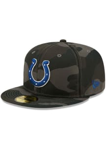 New Era Indianapolis Colts Mens Black Camo 59FIFTY Fitted Hat