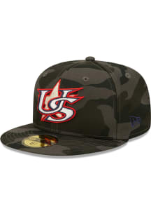 New Era Team USA Mens Black Camo 59FIFTY Fitted Hat