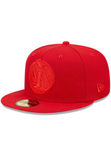 New Era Dallas Mavericks Mens Red Color Pack 59FIFTY Fitted Hat