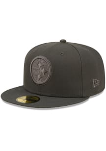 New Era Pittsburgh Steelers Mens Grey Color Pack 59FIFTY Fitted Hat