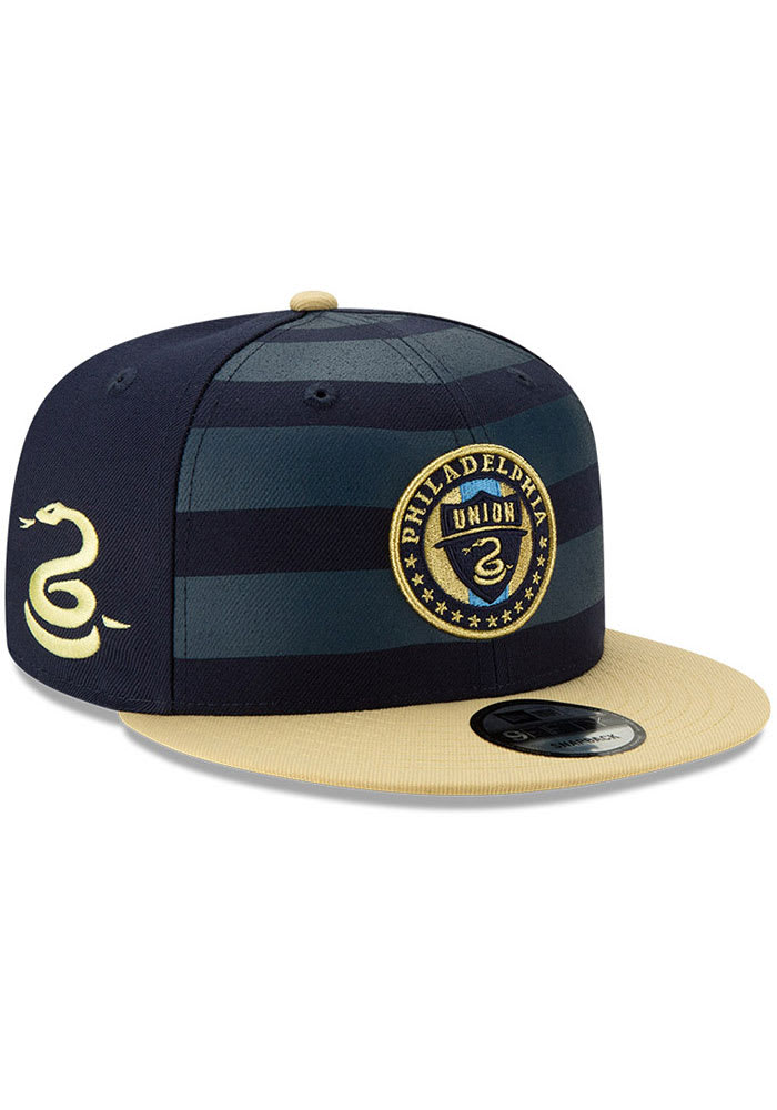 New Era Philadelphia Union Navy Blue 2019 Jersey Hook 9FIFTY Mens Snapback Hat