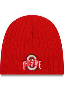 New Era Ohio State Buckeyes Mini Fan Baby Knit Hat - Red