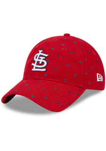 New Era St Louis Cardinals Red Hearts 9TWENTY Youth Adjustable Hat