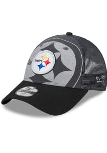 New Era Pittsburgh Steelers Grey Reflect 9FORTY Youth Adjustable Hat