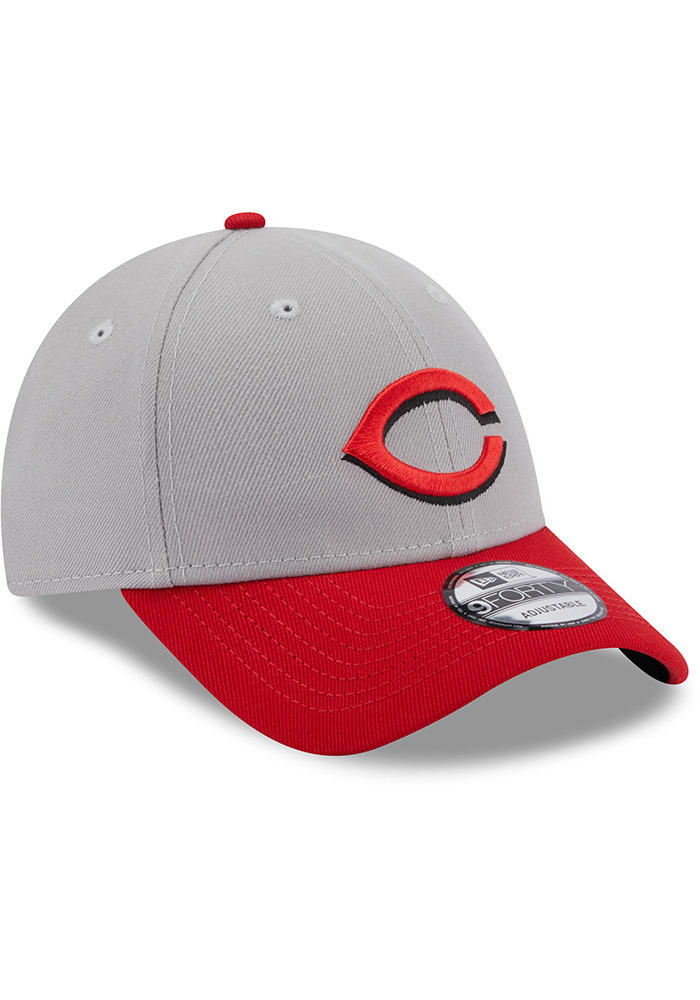 New Era Cincinnati Reds Core Classic 9TWENTY Adjustable Hat - Grey