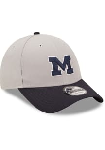 New Era Michigan Wolverines Grey JR The League 9FORTY Youth Adjustable Hat