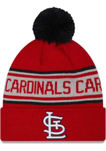 New Era St Louis Cardinals Red JR Repeat Cuff Youth Knit Hat