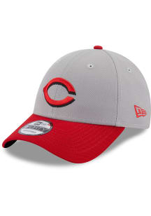 New Era Cincinnati Reds Grey JR The League 9FORTY Adjustable Toddler Hat