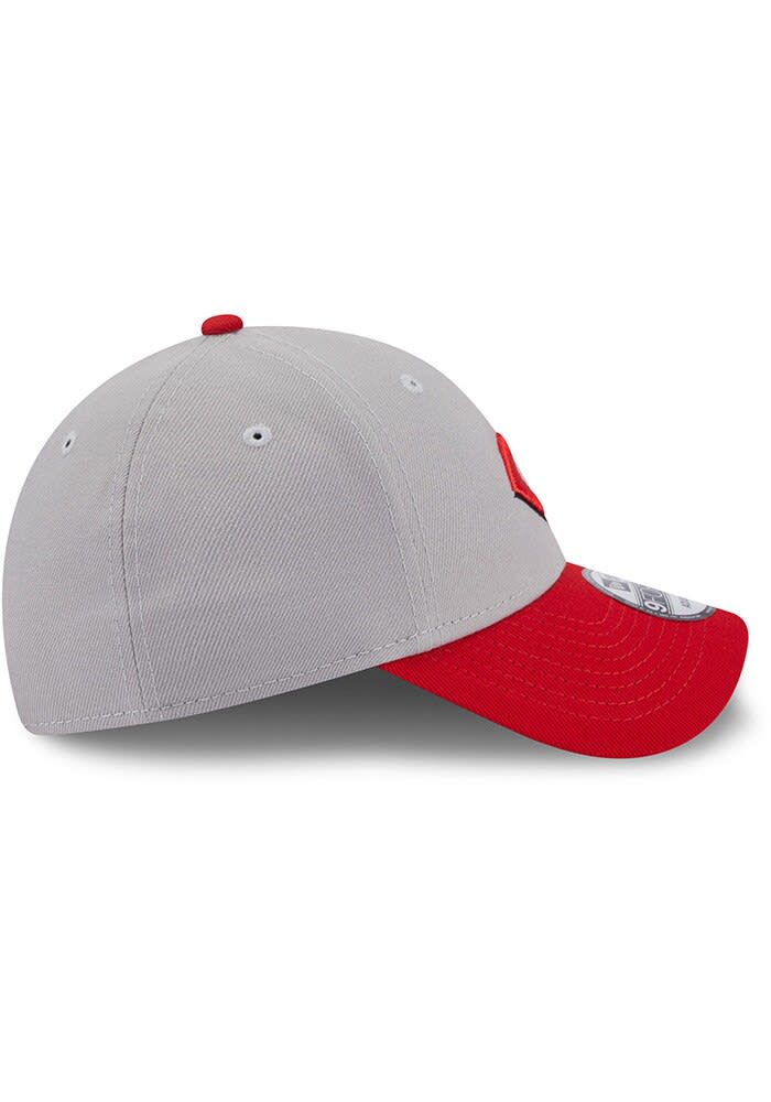 New Era Cincinnati Reds Grey JR The League 9FORTY Adjustable Toddler Hat