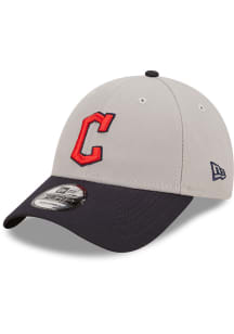 New Era Cleveland Guardians Grey JR The League 9FORTY Adjustable Toddler Hat