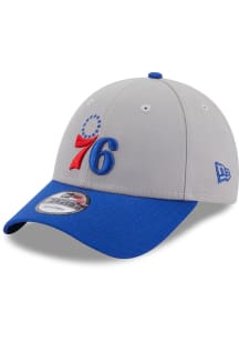 New Era Philadelphia 76ers Grey JR The League 9FORTY Adjustable Toddler Hat