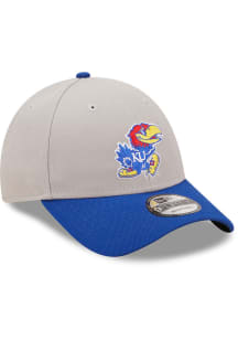 New Era Kansas Jayhawks Grey JR The League 9FORTY Adjustable Toddler Hat