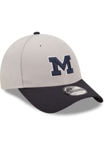New Era Michigan Wolverines Grey JR The League 9FORTY Adjustable Toddler Hat