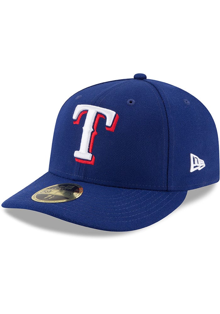 New Era 59Fifty Texas Rangers 50th Anniversary Patch Hat - Light Blue