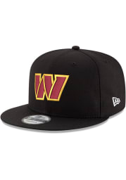 New Era Washington Redskins Black Basic 9FIFTY Mens Snapback Hat