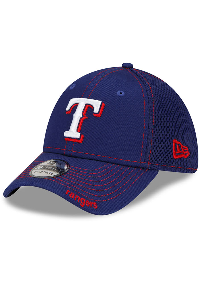 New Era Texas Rangers Blue JR Neo 39THIRTY Youth Flex Hat