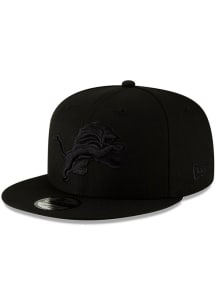 New Era Detroit Lions Black Tonal 9FIFTY Mens Snapback Hat