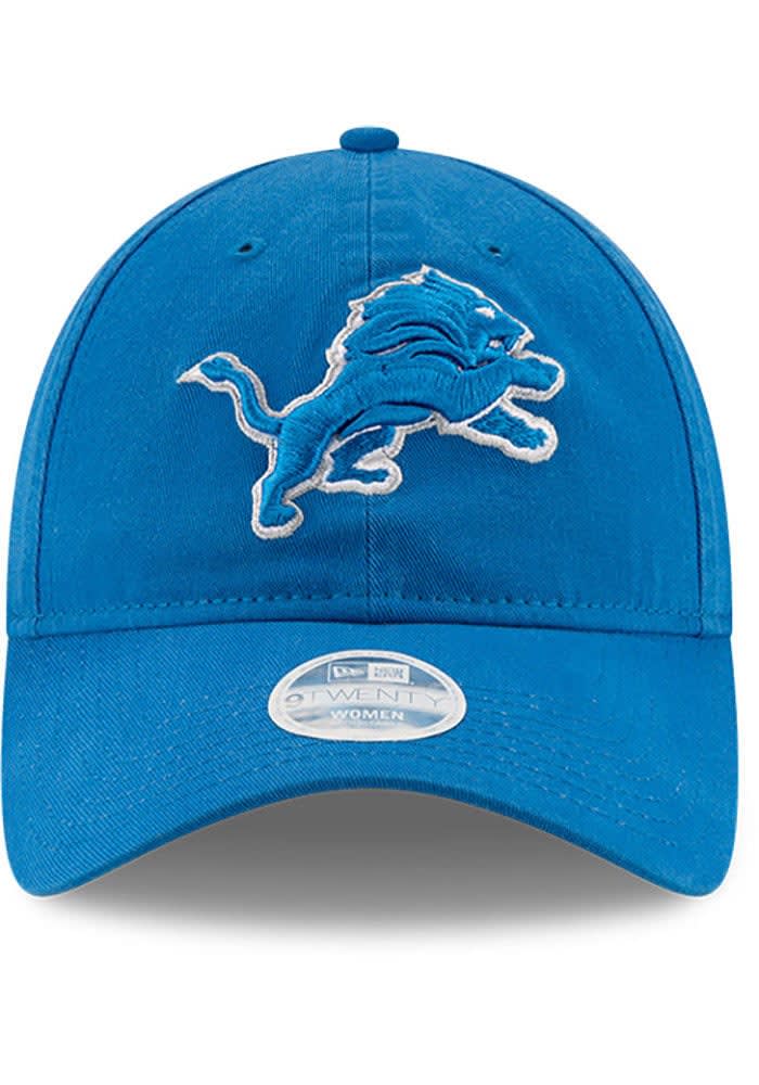 New Era Detroit Lions Women's Gray Core Classic 2.0 9TWENTY Adjustable Hat