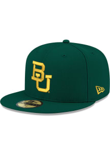 New Era Baylor Bears Mens Green 59FIFTY Fitted Hat