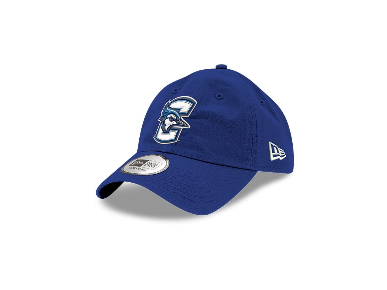 New Era Creighton Bluejays Blue 59FIFTY Fitted Hat, Blue, POLYESTER, Size 7 7/8, Rally House