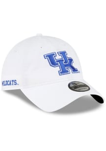 New Era Kentucky Wildcats Core Classic 9TWENTY Adjustable Hat - White