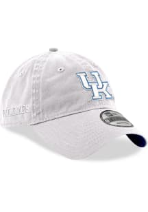 New Era Kentucky Wildcats Blue UV Tonal Core Classic 9TWENTY Adjustable Hat - White