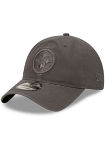 New Era Pittsburgh Steelers Core Classic 2.0 Adjustable Hat - Grey