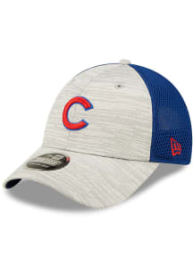 New Era Chicago Cubs Active 9FORTY Adjustable Hat - Grey