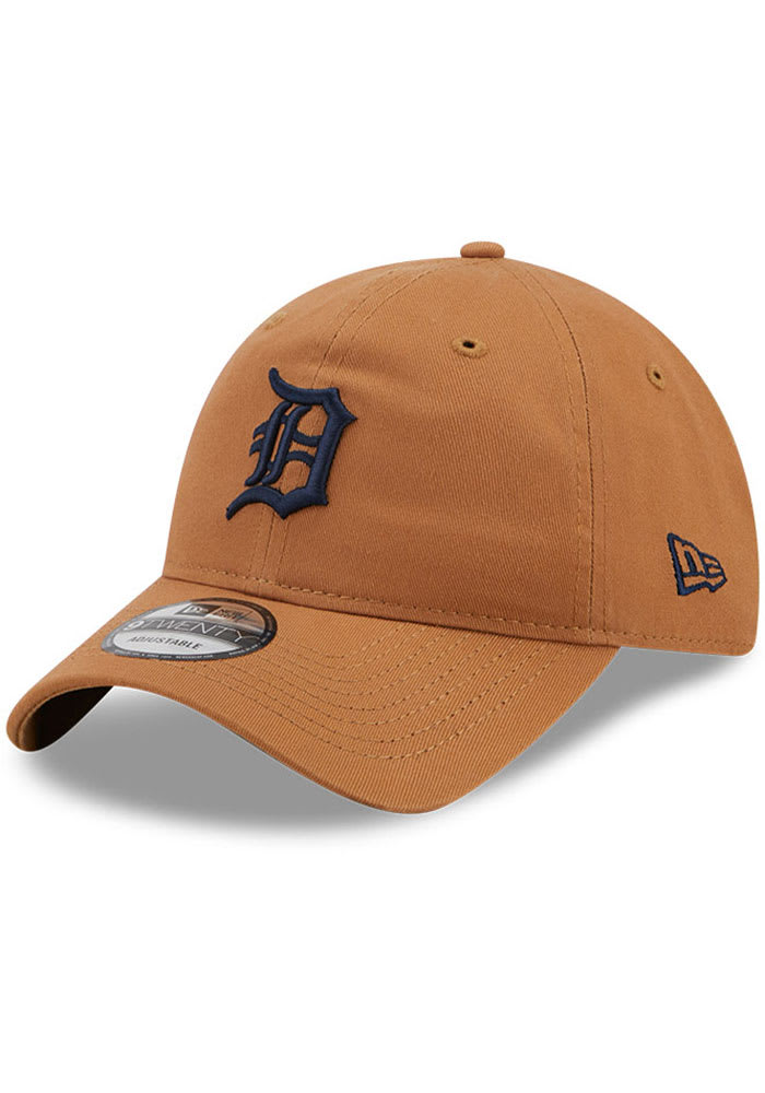 Detroit Tigers New Era Road The League 9Forty Adjustable Hat - Navy