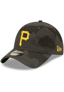 New Era Pittsburgh Pirates Camo Core Classic 9TWENTY 2.0 Adjustable Hat - Black