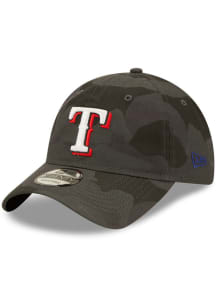 New Era Texas Rangers Camo Core Classic 9TWENTY 2.0 Adjustable Hat - Black